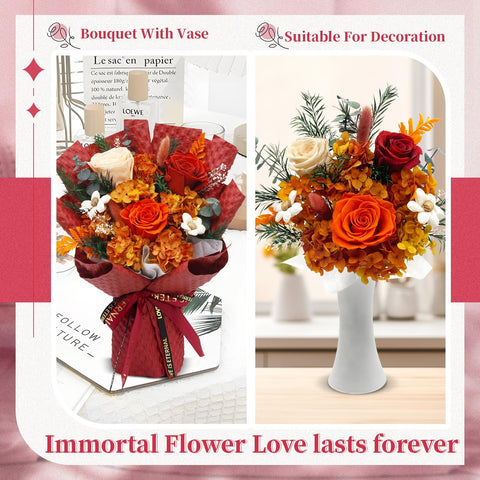 VTJMB bouquet in living room demonstrating instant, low-maintenance decor