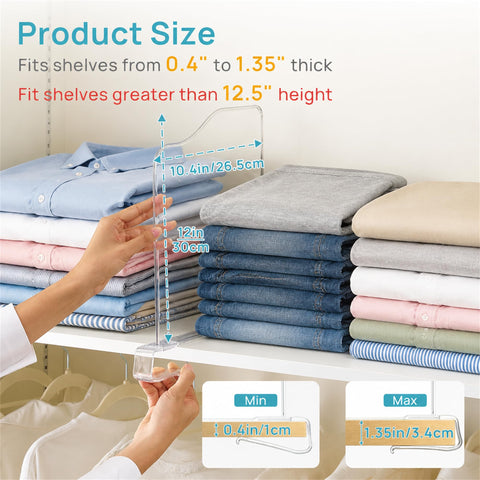 Vtopmart clamp on shelf fit demonstrating secure grip benefit