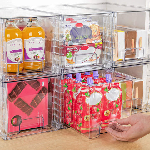 Vtopmart drawer placed in refrigerator illustrating organized chilled storage