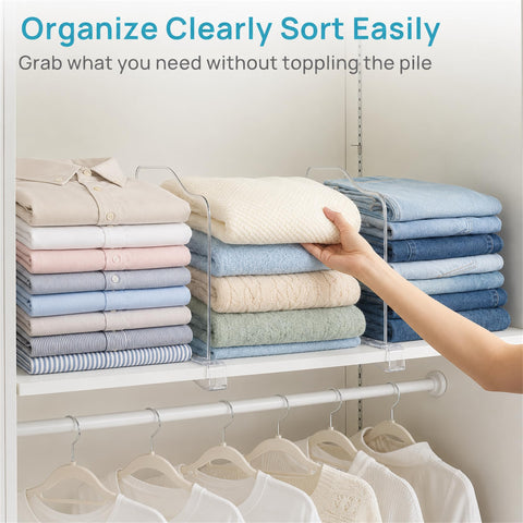 Vtopmart eight pack laid flat showing value set for multiple shelves