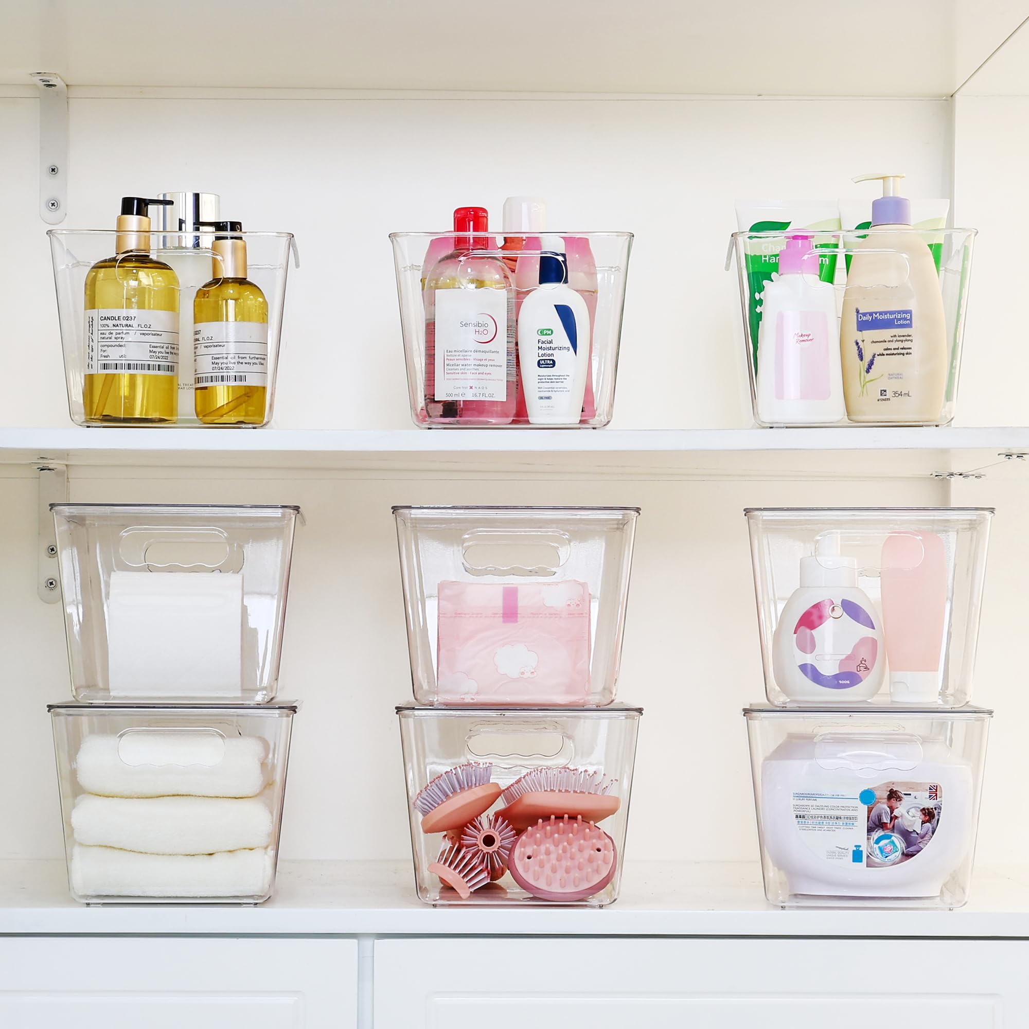 Vtopmart bins inside fridge organizing condiments for quick access
