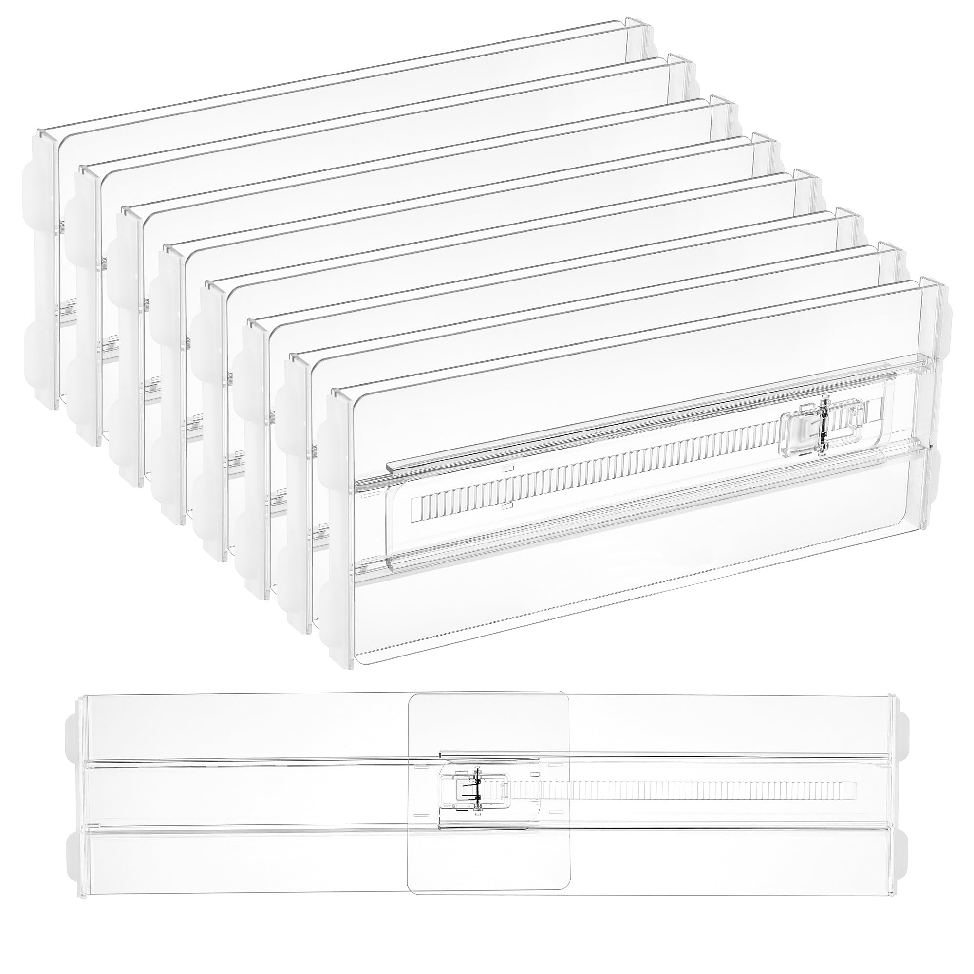 vtopmart clear dividers front pack showing contents and organization benefit