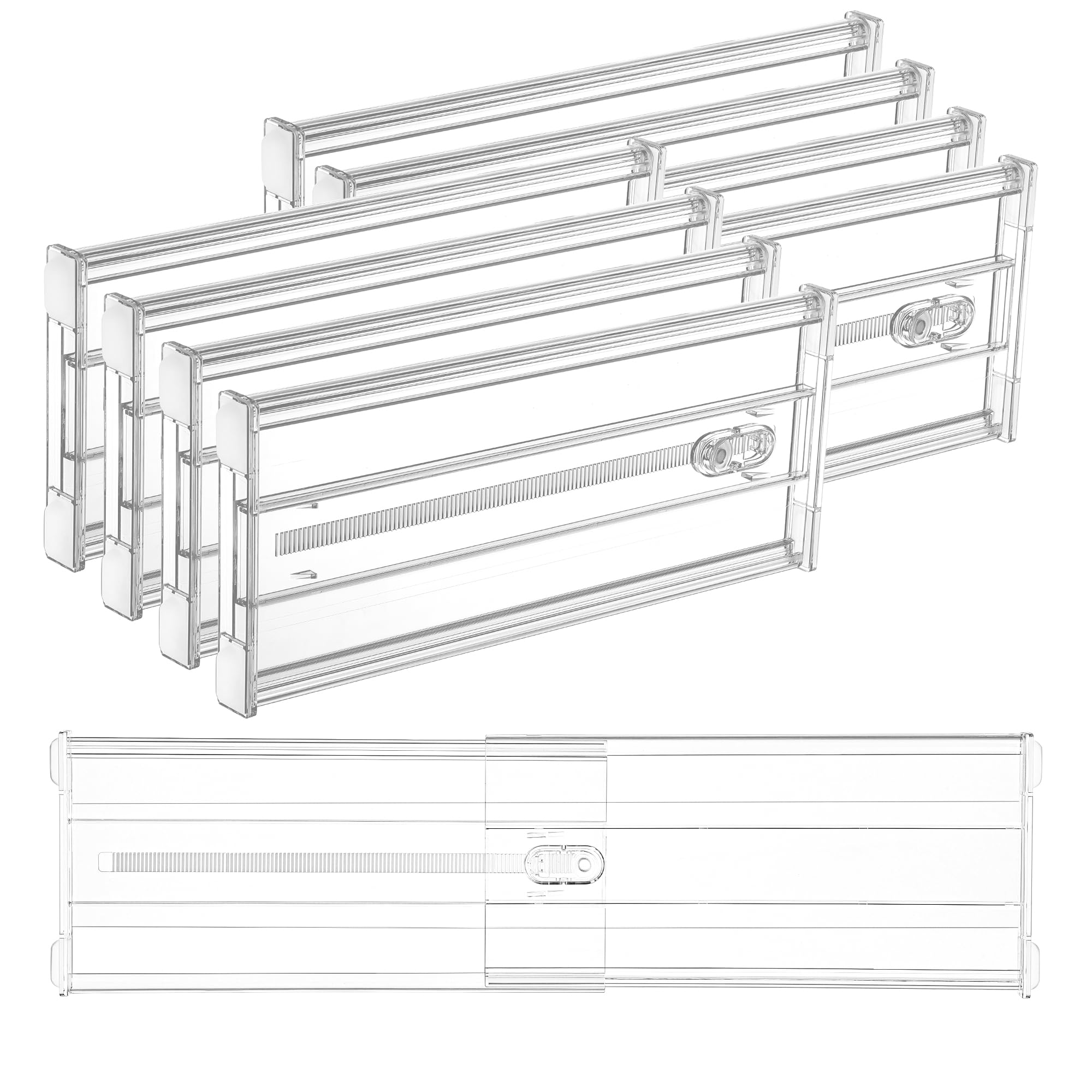 Vtopmart front packaging showing eight expandable dividers and benefits