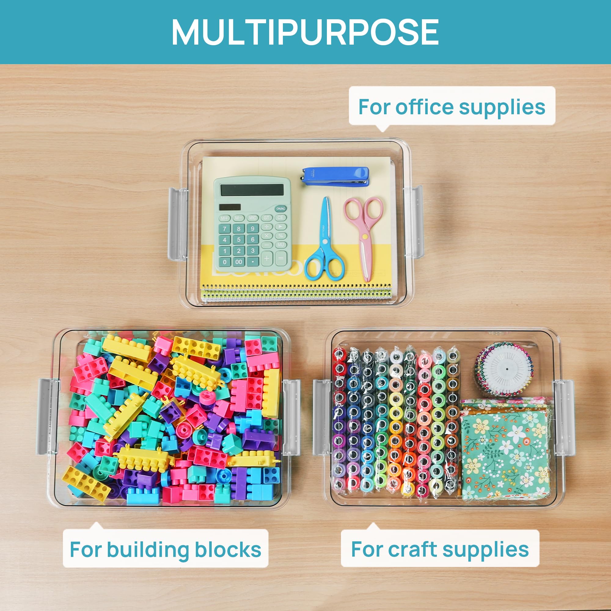 Vtopmart classroom sensory bins arranged for group activities