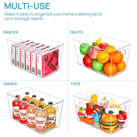 Vtopmart staged on pantry shelf creates uniform tidy storage benefit