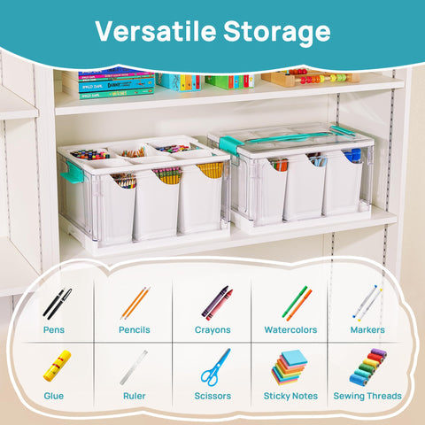 Vtopmart removable inserts arranged to show flexible compartment configurations