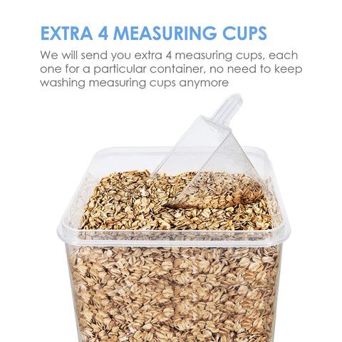 Vtopmart reusable labels and lid detail for clear identification and quick swapping