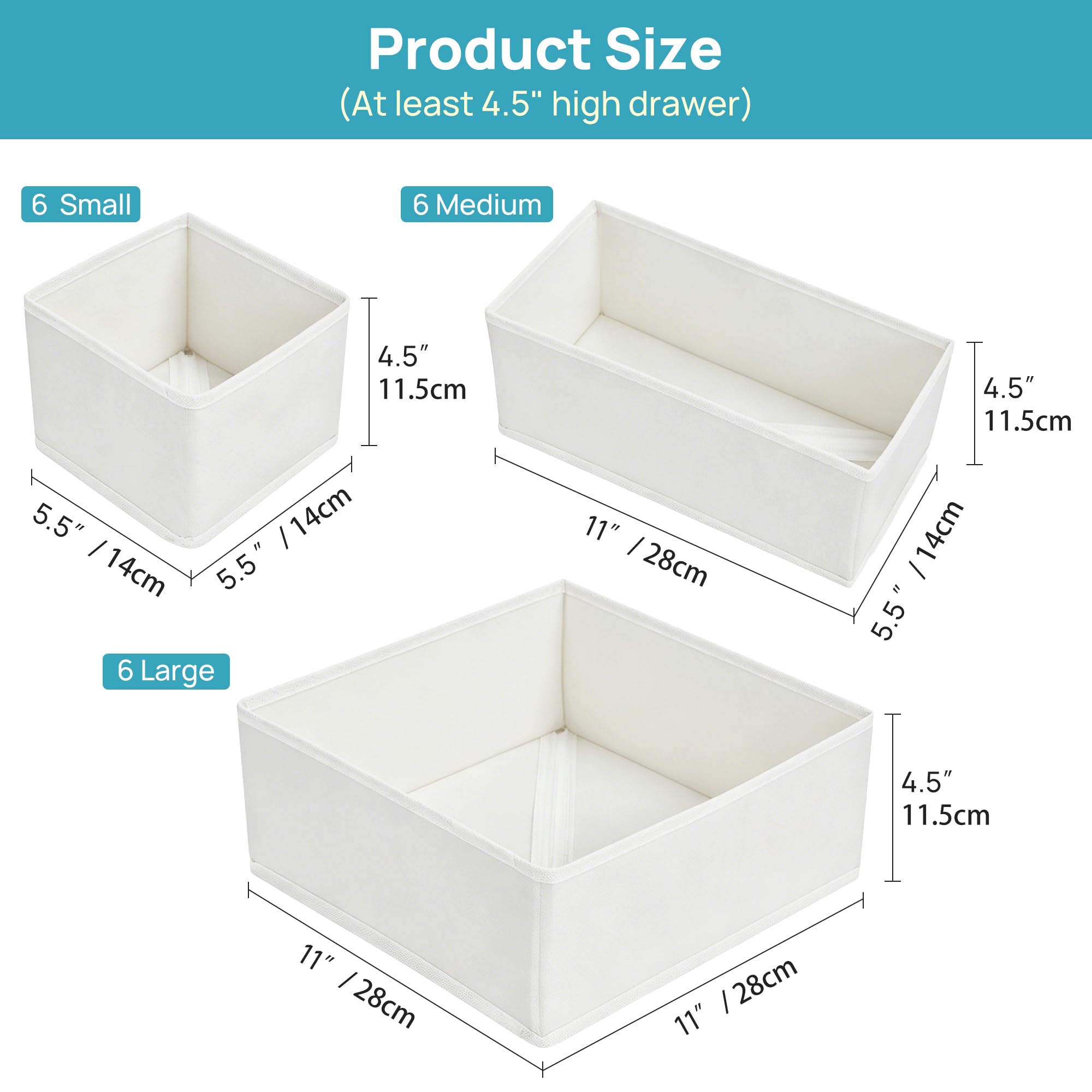 Vtopmart close-up of large square bin highlights reinforced seams and stable shape