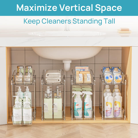 Vtopmart lifestyle bathroom shelf display showing tidy, organized aesthetic