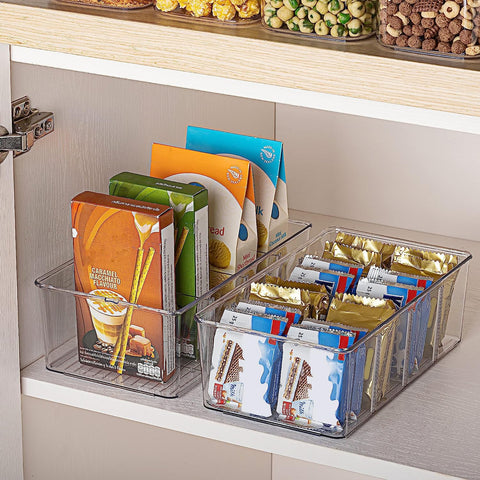 Vtopmart organizers on countertop creating tidy, accessible storage