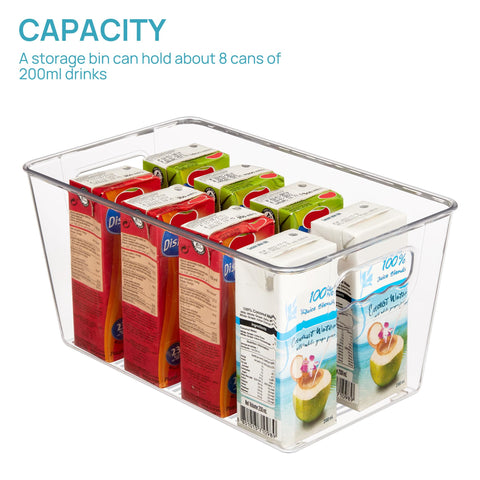 Vtopmart lifestyle kitchen counter with bins creating tidy aesthetics benefit