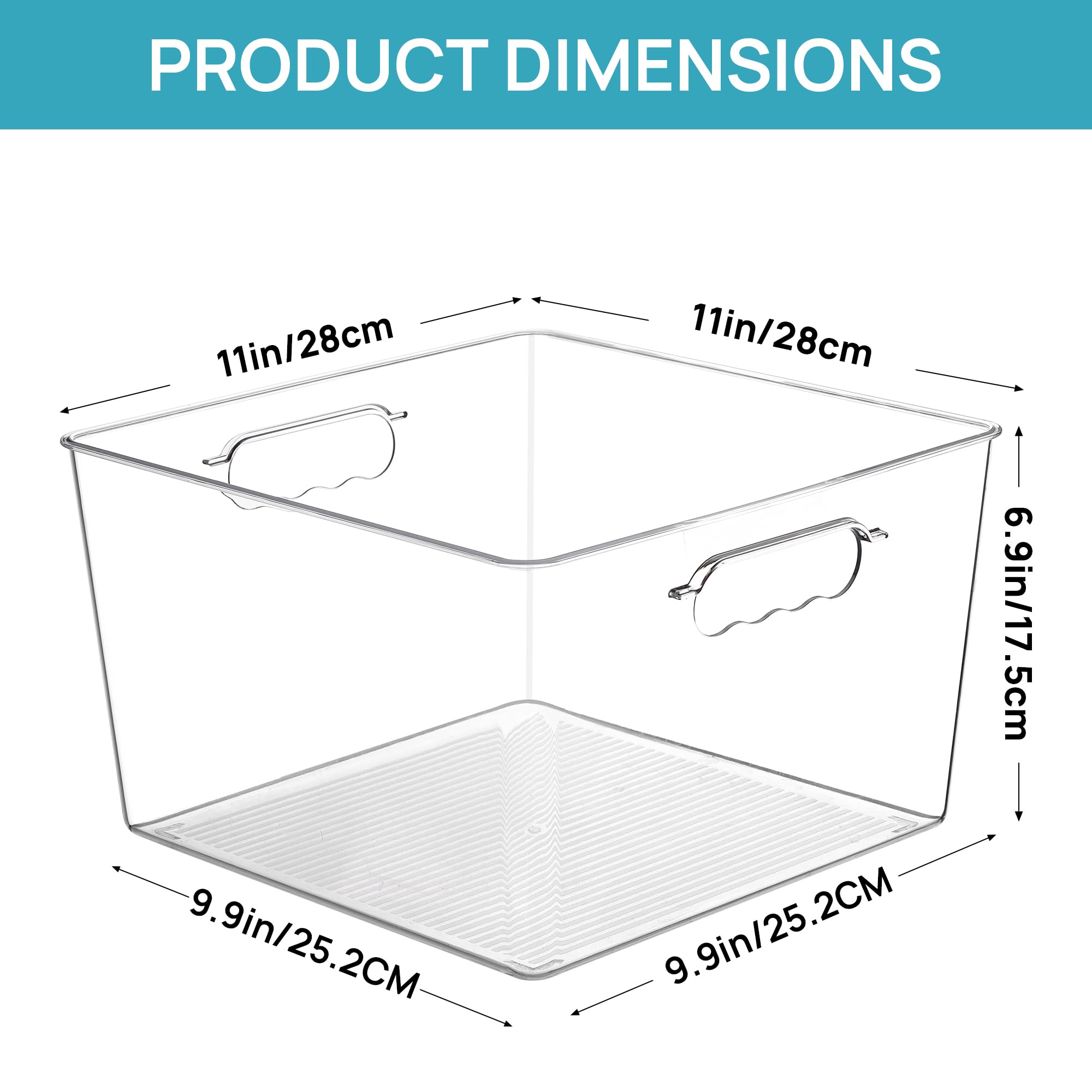 Vtopmart stacked bins demonstrating stable vertical organization benefit