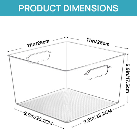 Vtopmart stacked bins demonstrating stable vertical organization benefit