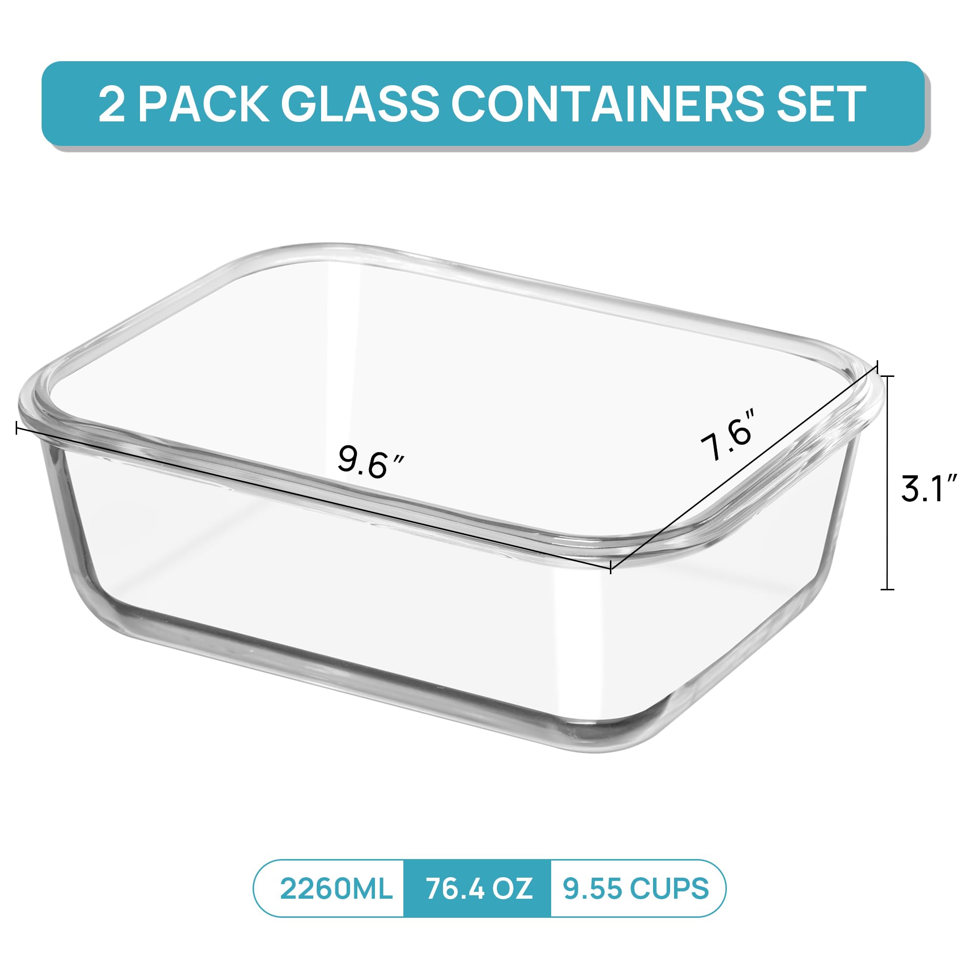 Vtopmart top view with lid open shows wide mouth for easy scooping and serving