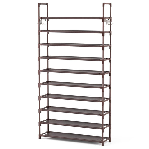 VTRIN lifestyle bedroom scene shows tidy shoe organization improving room order