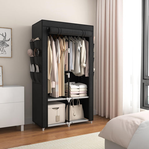 VTRIN in bedroom lifestyle scene illustrating tidy, organized living space