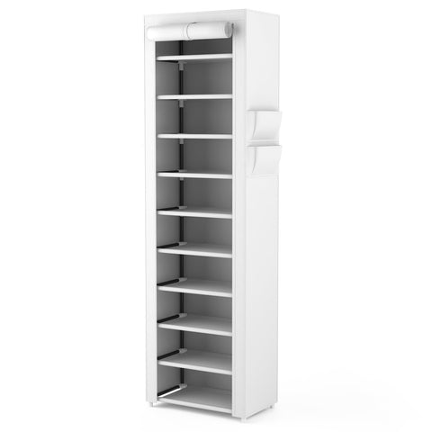 VTRIN in a styled entryway illustrating neat, dustproof shoe storage
