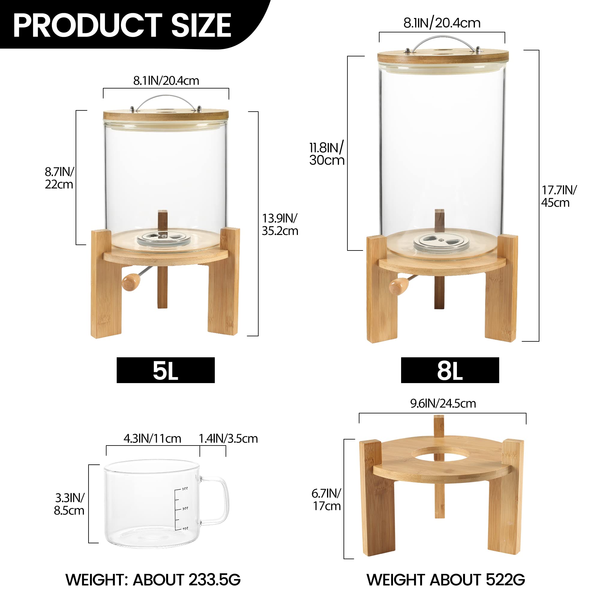Vuinop on kitchen countertop styled lifestyle benefit: modern pantry organization