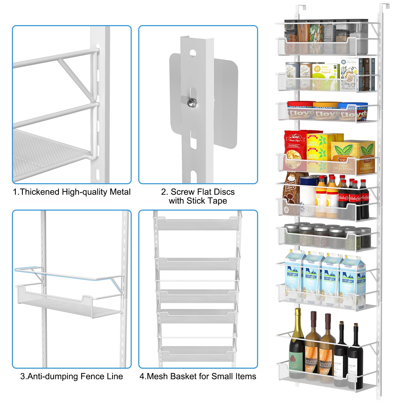 VyGrow in kitchen lifestyle displays brand organizing snacks and spices neatly