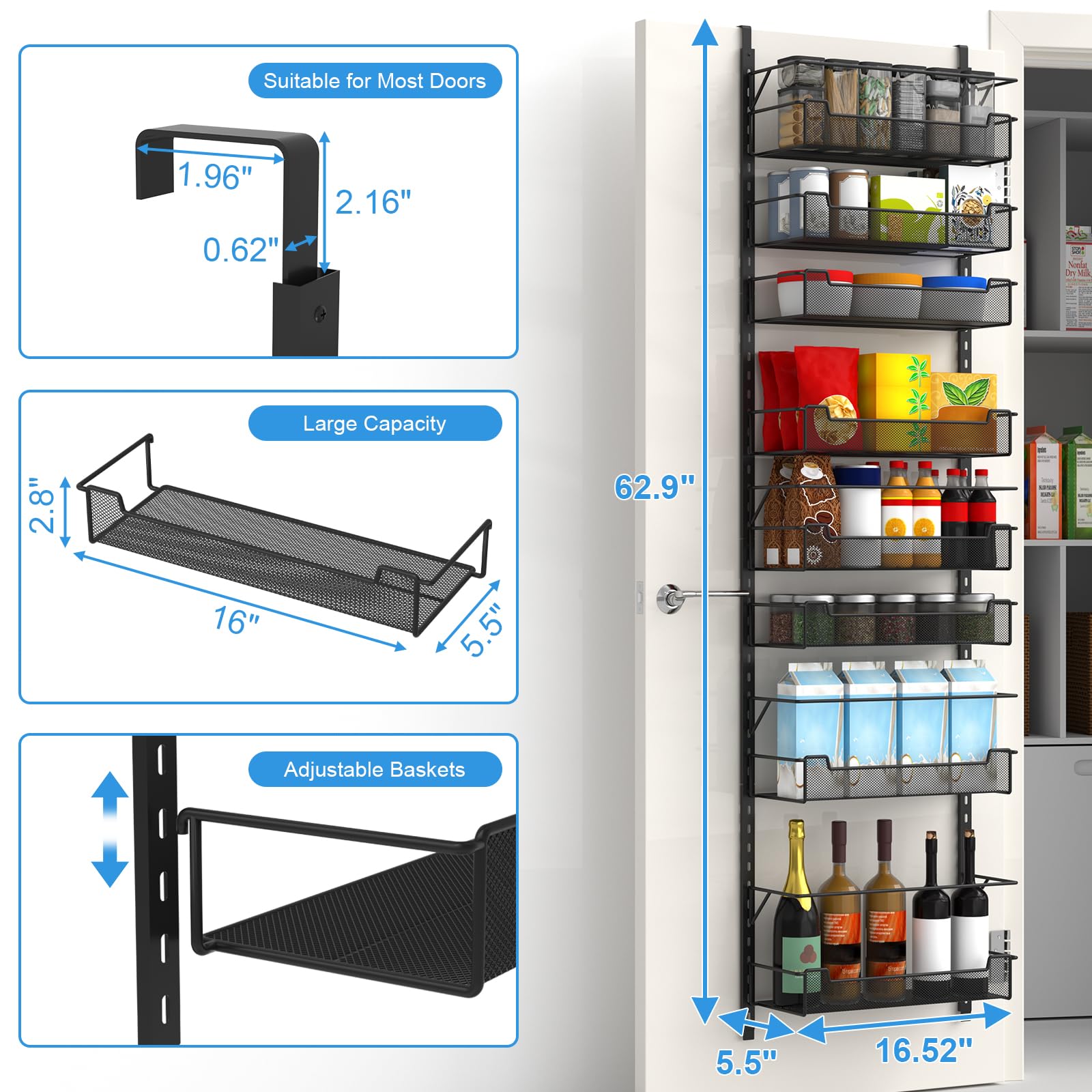 VyGrow hooks and included hardware demonstrating easy secure installation