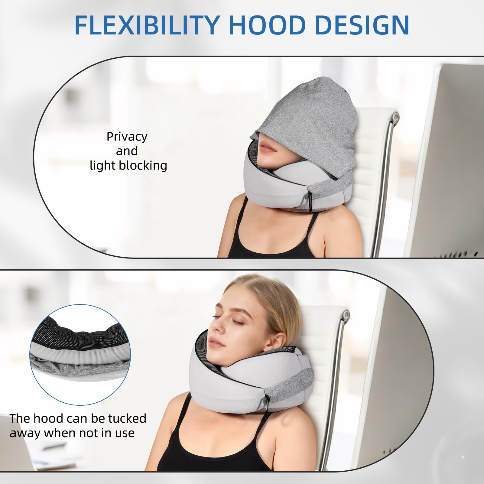 Vzpeun closeup memory foam cutaway illustrating adaptive support and resilience