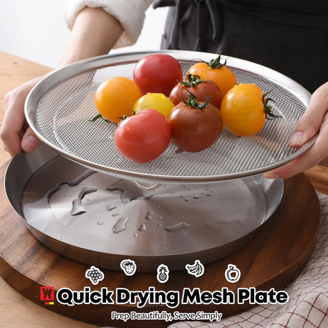 WAGENSTEIGER mesh basket inside air fryer illustrating even heat circulation benefit