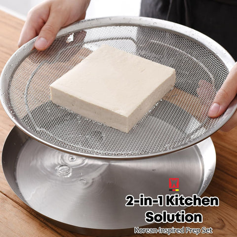 WAGENSTEIGER nested mesh tray and pan for compact stackable storage advantage