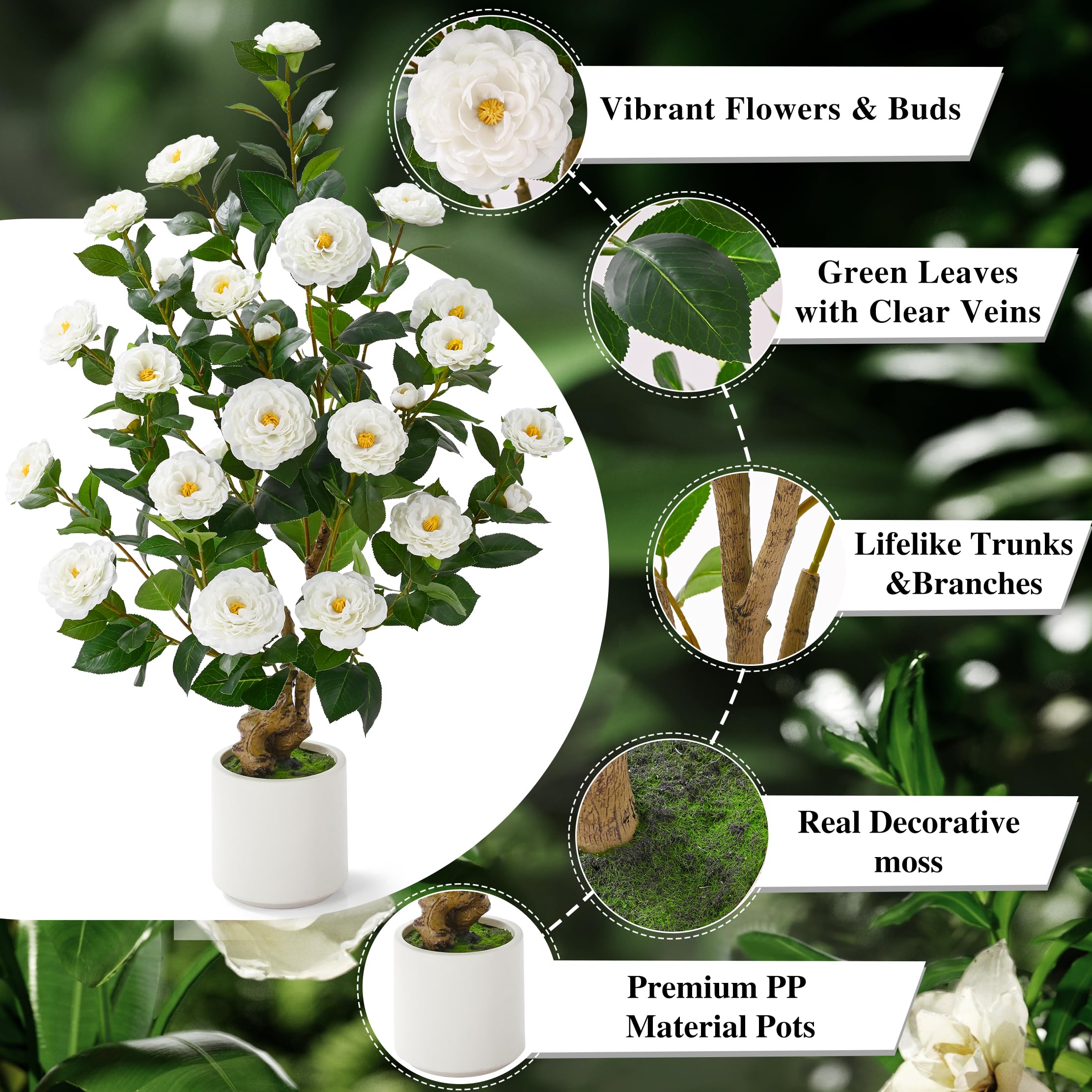 Waipfaru rubberized leaves with visible veins for realistic foliage
