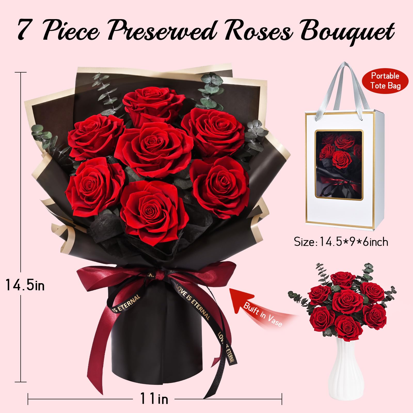 Waipfaru complimentary card detail with hand-drawn roses for personalized messages