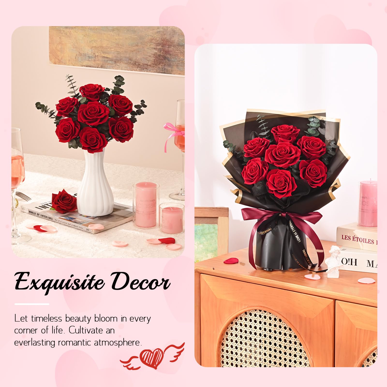 Waipfaru bouquet on dining table as centerpiece creating lasting elegant ambiance