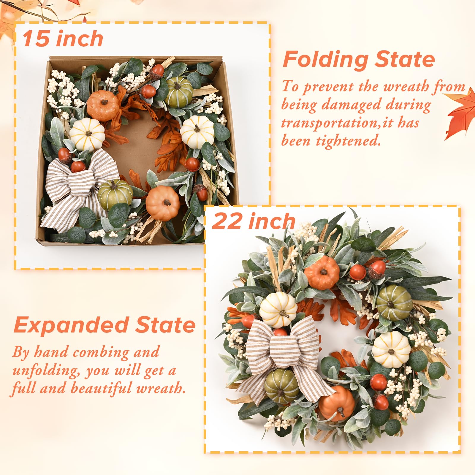 Waipfaru wreath on a front door creates cozy seasonal entrance styling