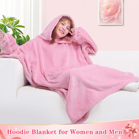 Waitu hood detail with model wearing it, hood provides extra warmth