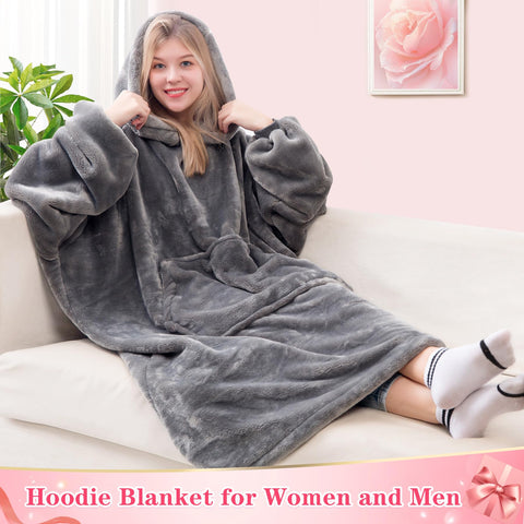 Waitu hood detail on model demonstrating head warmth and comfortable fit