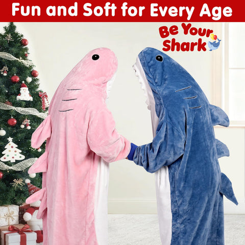 Waitu hood mouth and teeth detail creating playful shark look and face coverage