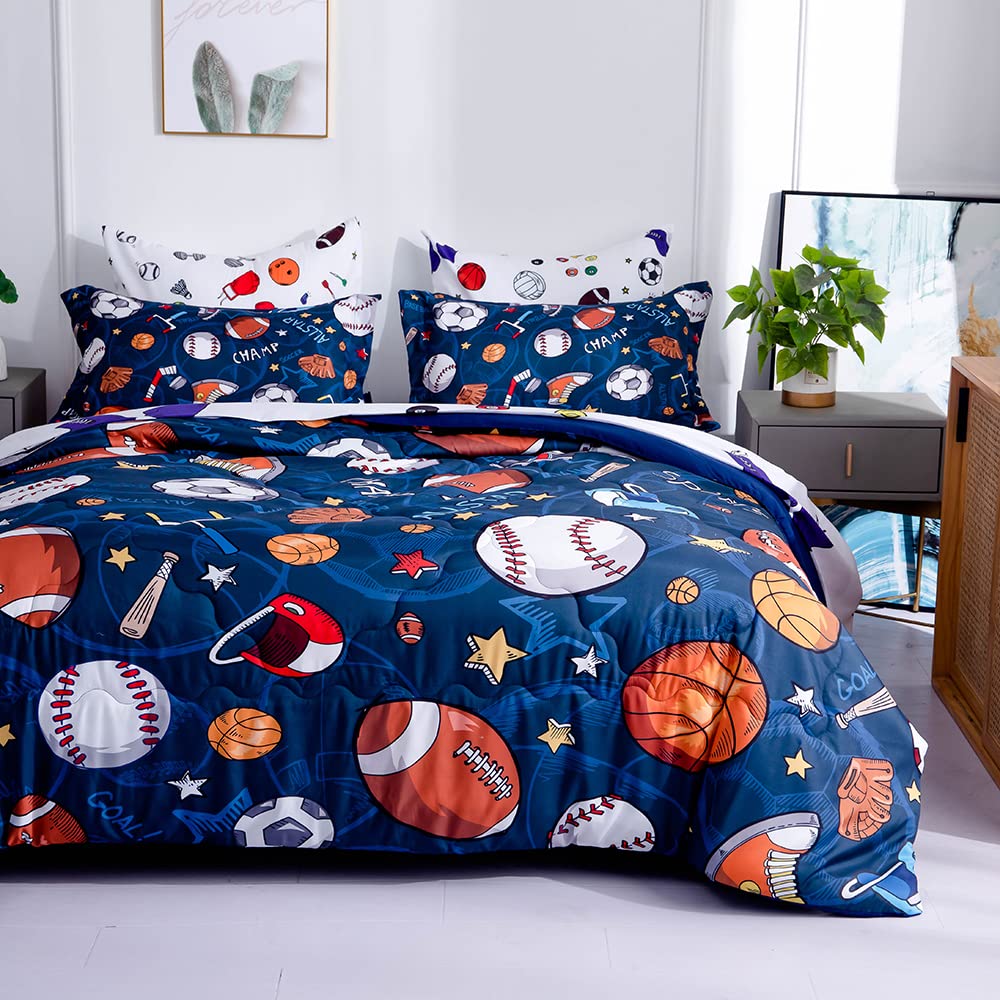 Wajade queen-size comforter beside ruler for accurate size and fit