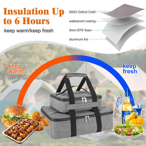 wakaye large compartment open with zippered entry for quick packing