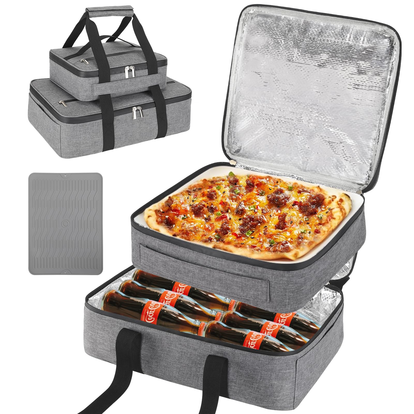 wakaye picnic lifestyle with totes keeping food ready for serving