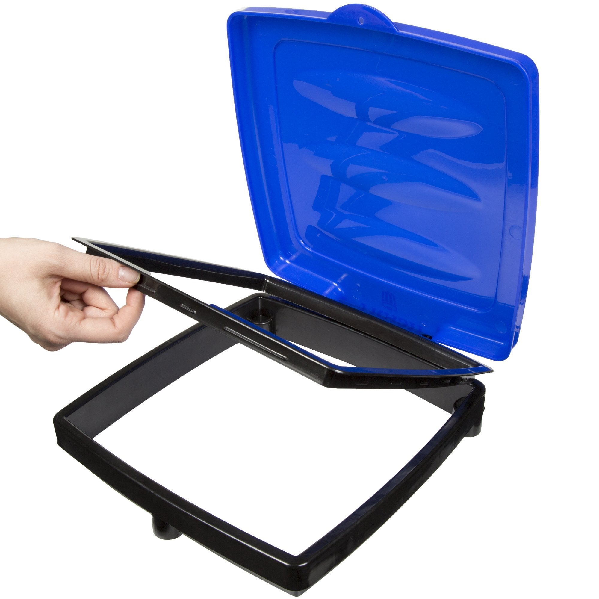 wakeman in use at a backyard BBQ, keeps event cleanup simple