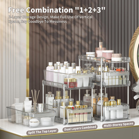 WAKISA close-up of removable dividers revealing flexible compartment organization