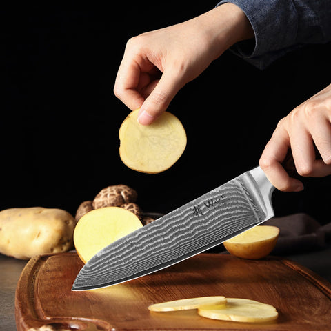 Wakoli 3.4-inch paring knife close detail for delicate peeling and trimming