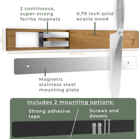 WALDWERK included installation hardware spread showing adhesive and screw options