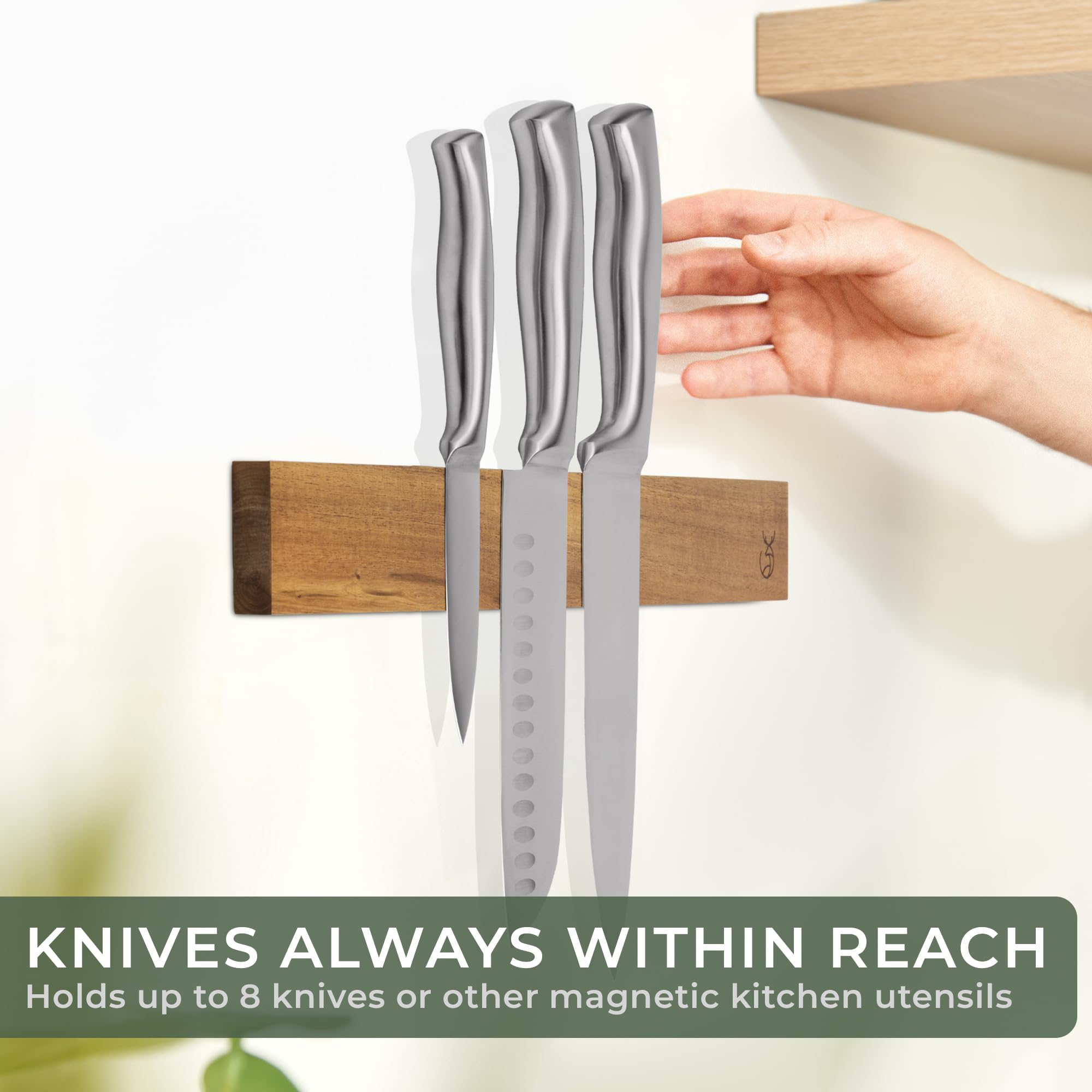 WALDWERK mounted in kitchen lifestyle scene offering tidy storage and visual appeal