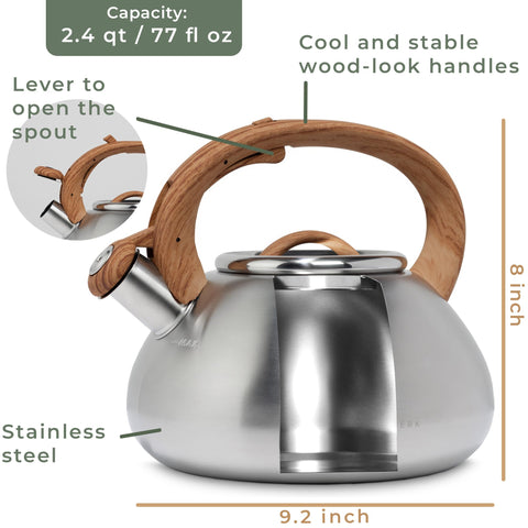 WALDWERK kettle in kitchen setting, illustrating everyday usability benefit