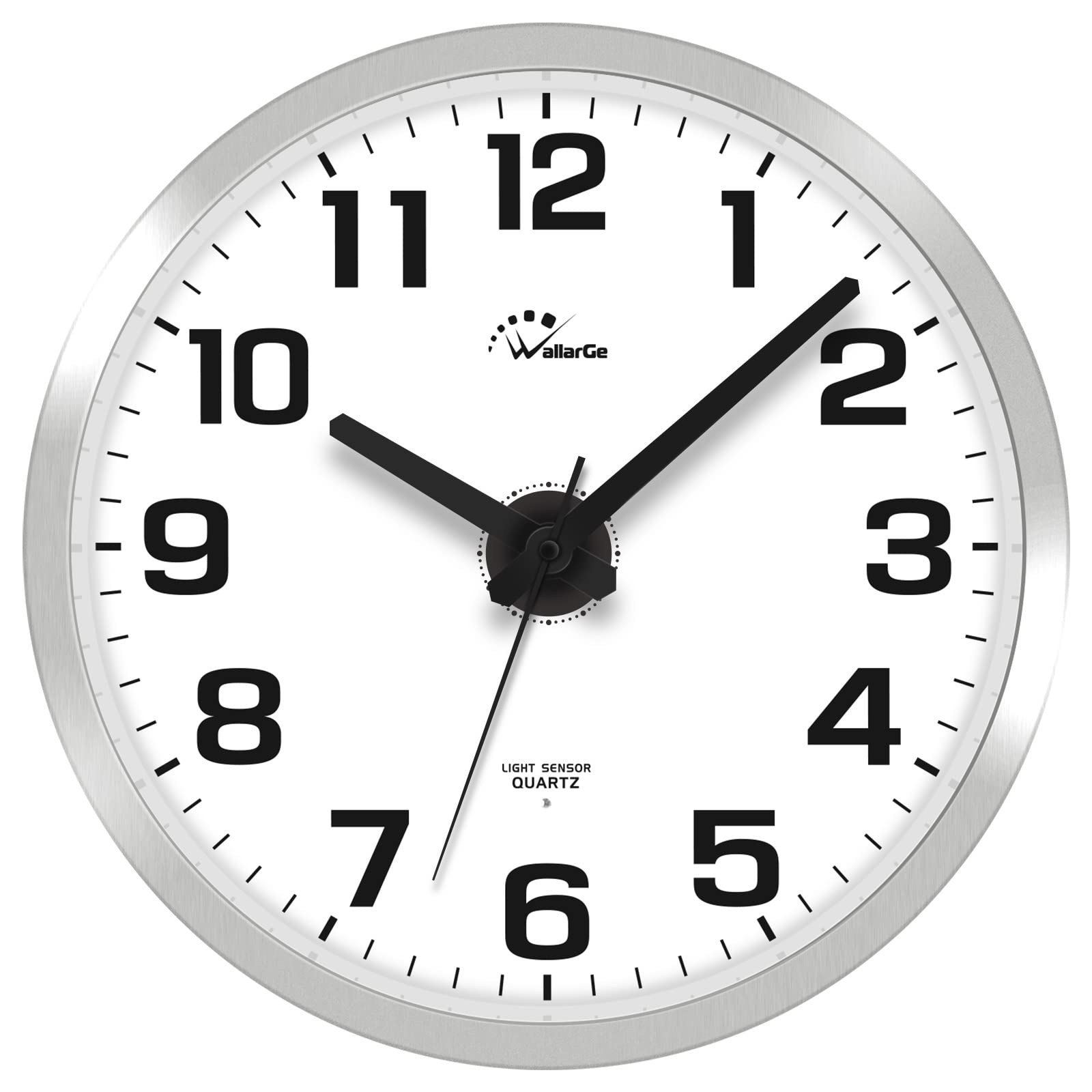 WallarGe close-up of dial and smooth hands for silent accuracy