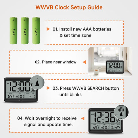WallarGe screen with AUTO DST visible illustrating automatic daylight saving benefit