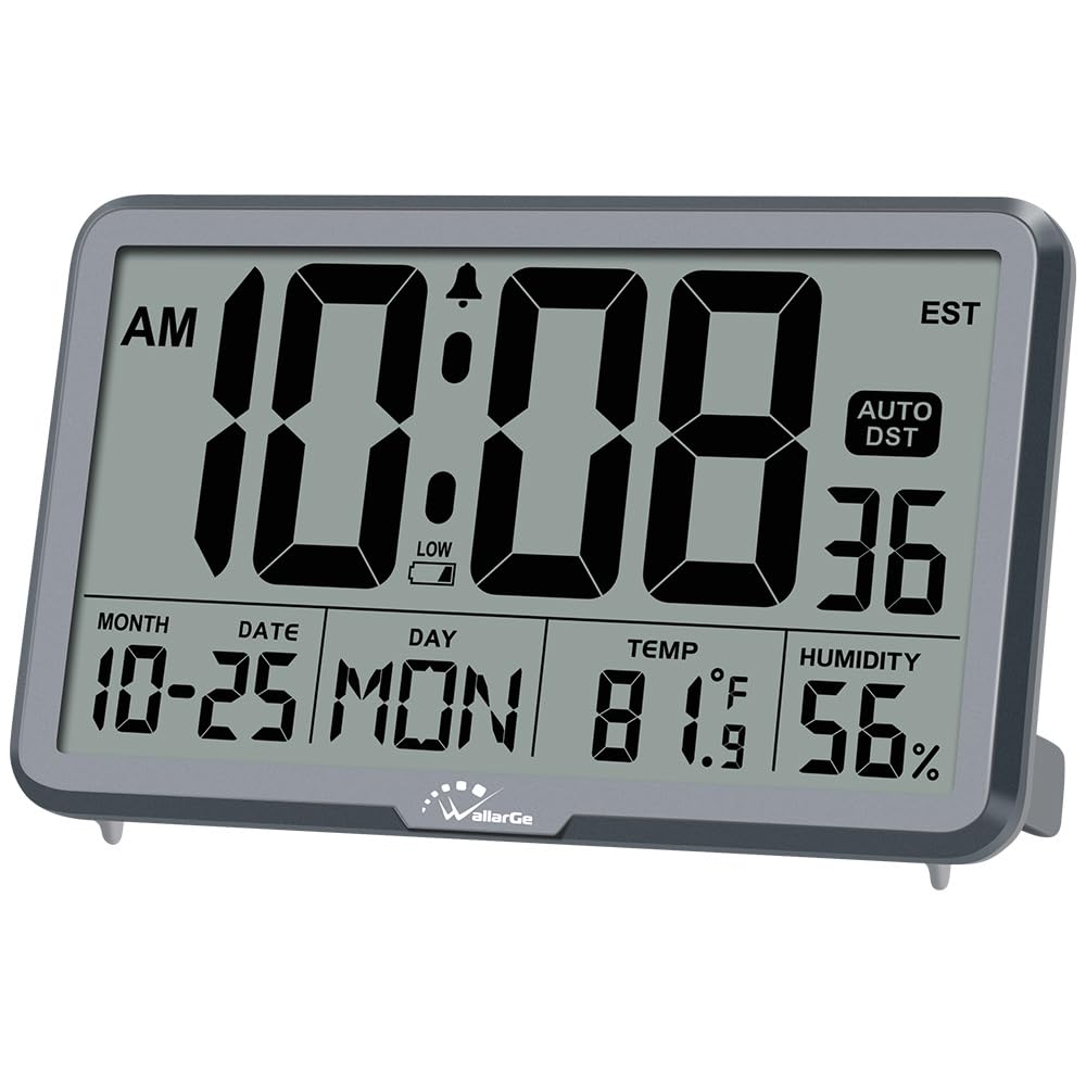 WallarGe front view showing clock face and readability benefit