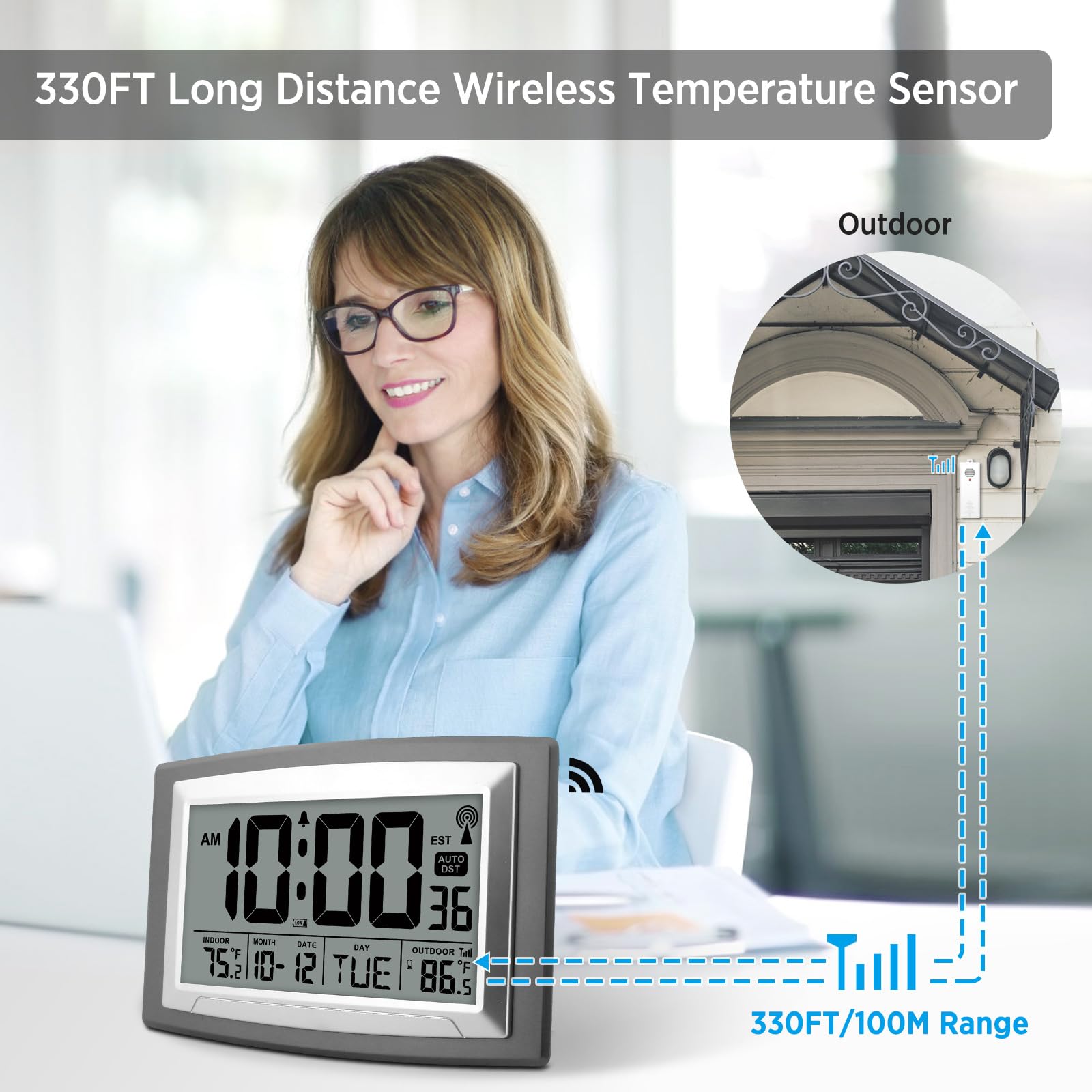 WallarGe large digits detail emphasizing 2.5-inch numbers for improved visibility