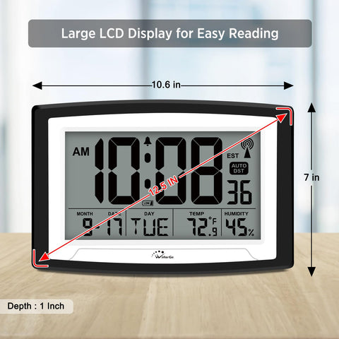 WallarGe side profile mounted on wall showing slim design and easy hang