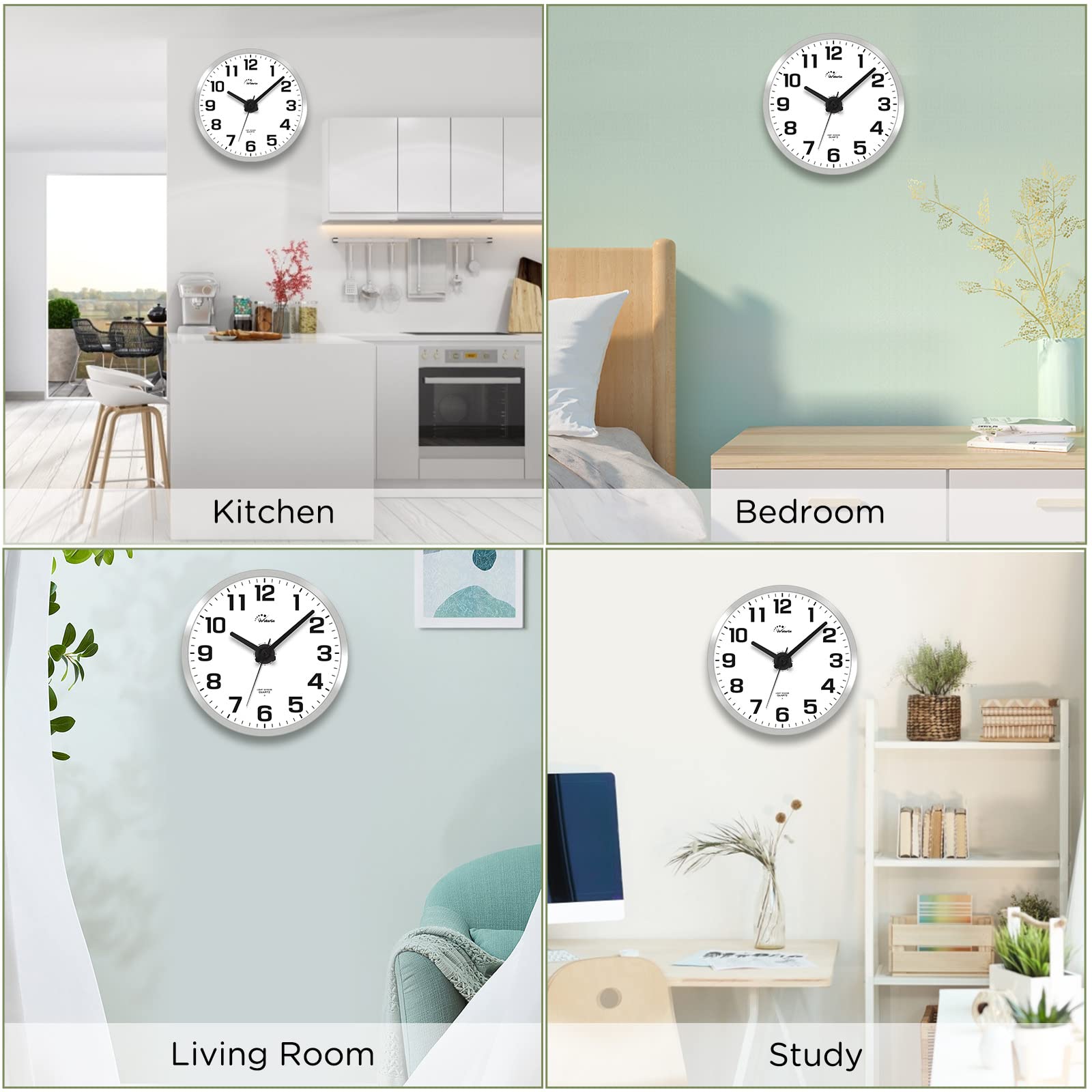 WallarGe texture and bold numbers for clear daytime legibility