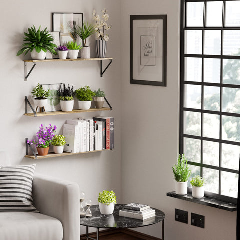 Wallniture Bora holding spice jars and mugs in a kitchen, organizes counter clutter